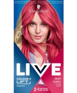 LIVE Permanent Hair Dye Deep Coral (L77)